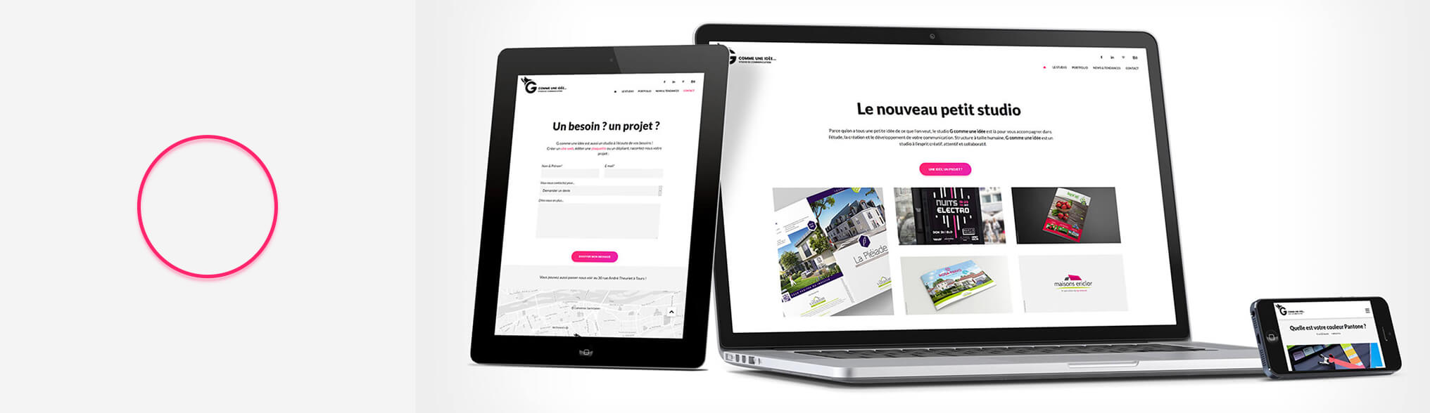 Agence de communication Tours - Création de site internet sur-mesure