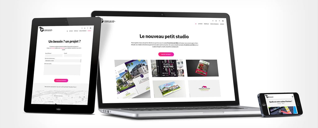 Agence de communication Tours - site web