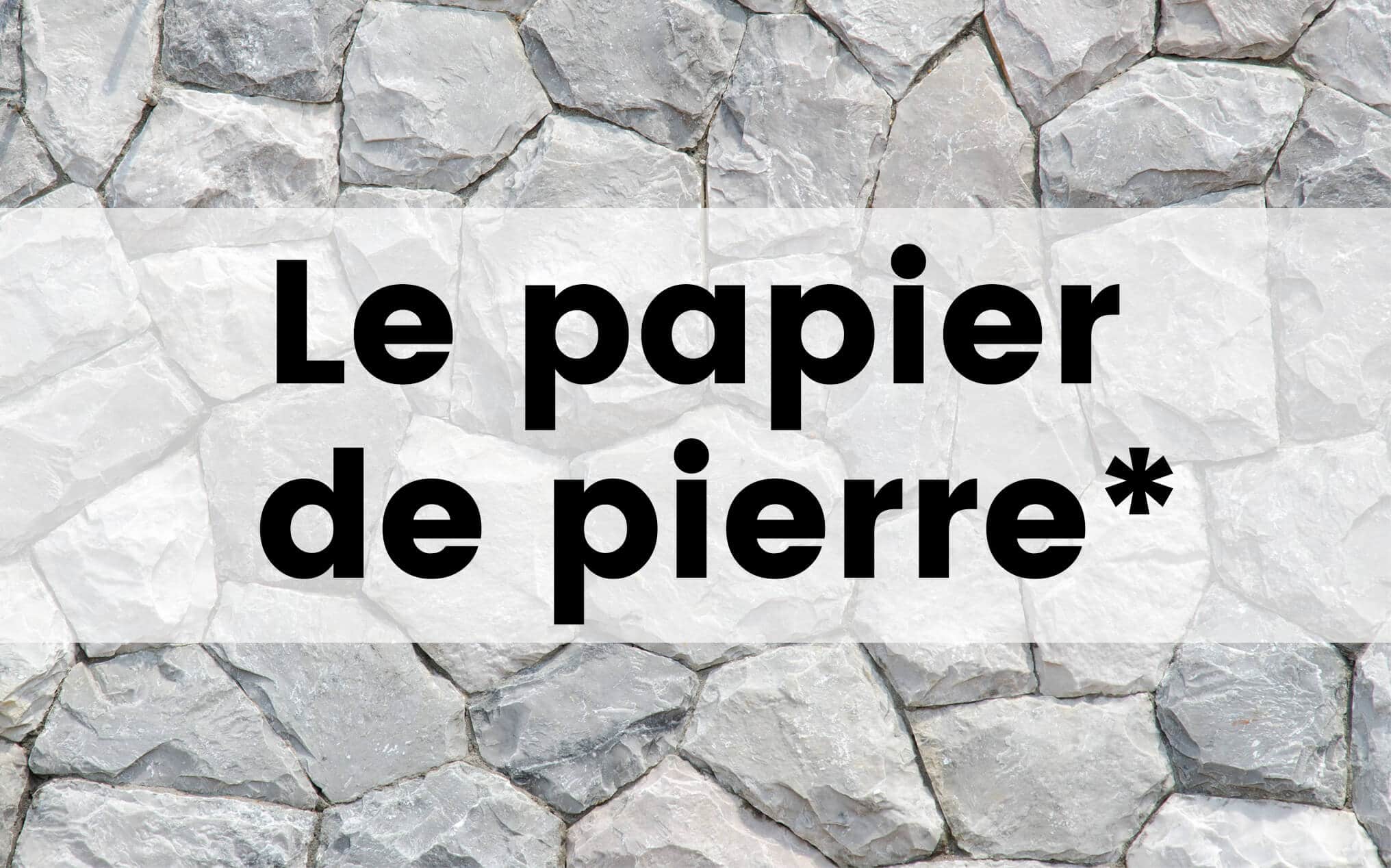 Agence de communication Tours - Papier de pierre