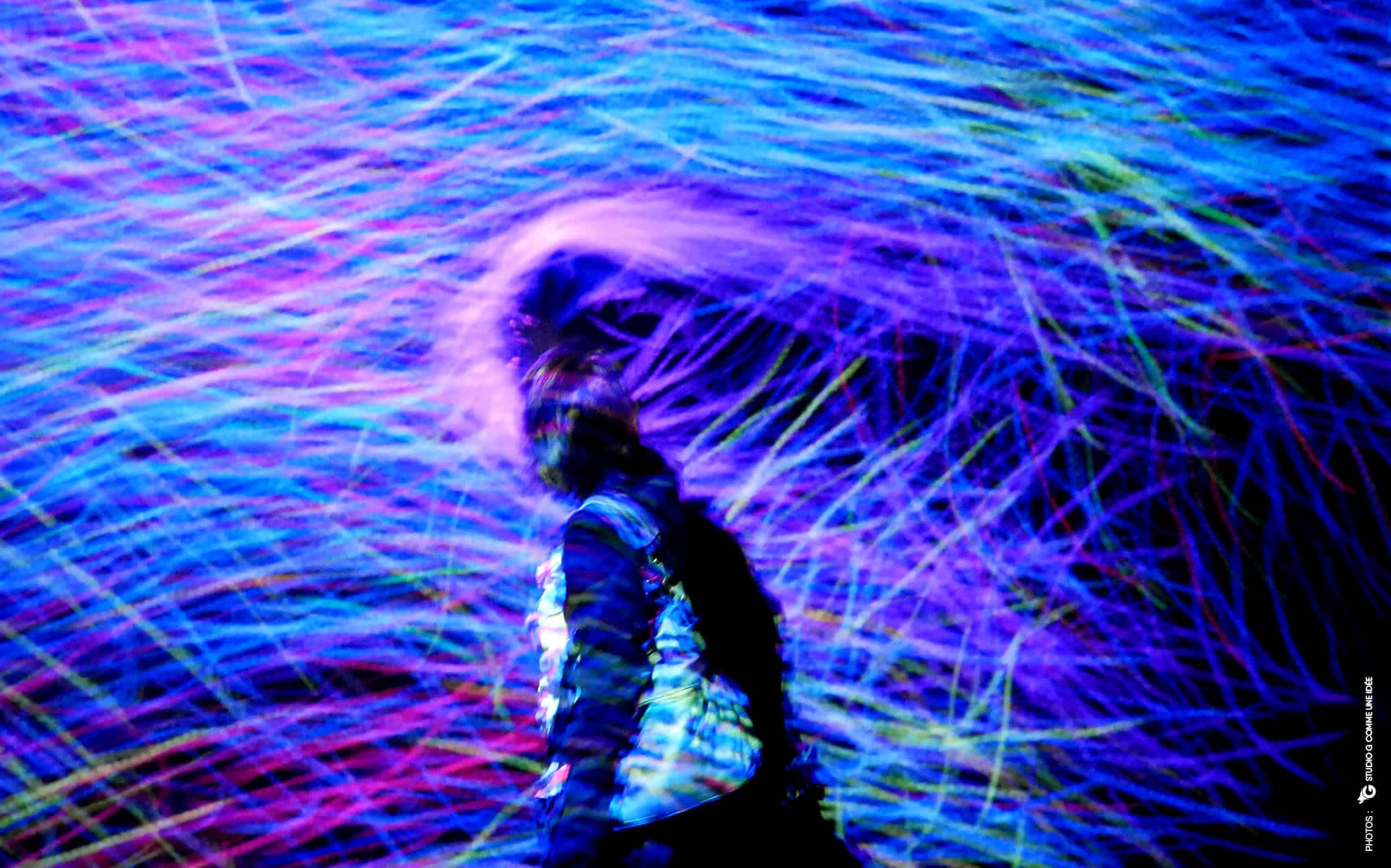 L'exposition teamlab vue par notre agence web et print