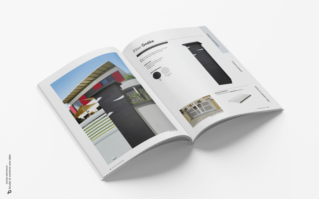 agence de communication - Double-page-de-catalogue